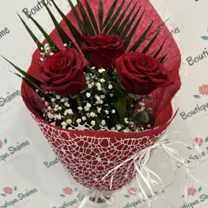 Букет Тройка червени рози